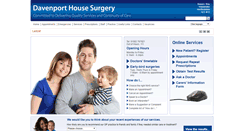 Desktop Screenshot of davenportsurgery.co.uk